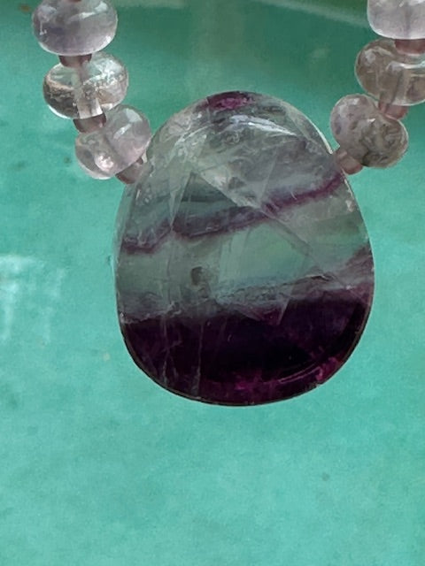 Fluorite Crystal Necklace